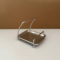 Pot Lid and Spoon Holder Space Saving Pot Lid and Spoon Rest Stainless Steel Utensil Holder for Stovetop