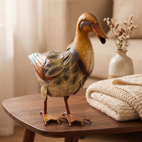 Duck Figurine Textured Duck Statue Realistic for Teachers, Photography, Classroom