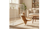 Wall-Mounted Cat Scratching Column Space-Saving Wall-Mounted Cat Scratcher Vertical for Cats