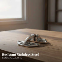 Sturdy Duty Stainless Steel Hinge Seaworthy Grade Boat Hinge Hardware Fitting Rust-Resistant Rustproof for Yacht