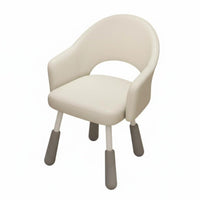 Multi-Purpose Vanity Makeup Chair Space-Saving Molded Plastic Side Chair space-efficient Design Upholstered Seating Ergonomic spinerest for Students, Young Adults, Home Decorators, Dorm Room, Study Area, Dressing Table, perusing corner