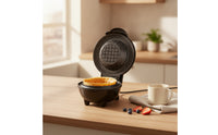 Electric Waffle Bowl Maker with Nonstick Surface Countertop Waffle Bowl Maker Compact Appliance Easy to Clean for Kitchen, Dorm Rooms