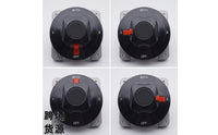 Battery Selector Switch Waterproof Battery Disconnect Switch Flame-Retardant Compact for RV Owners, Yacht, Recreational Vehicle