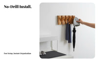 Keyboard Key Hook Rail Modern & Decorative Flip-down Hook Rack Creative Design