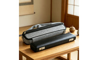 16-Hole Flute Case Set Shoulder Strap Flute Hard Case with Gig Bag Padded Lining Musical Instrument Accessory for Flutists