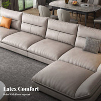 Angled Design D Modular Sofa Minimalist Design Angled Design D Modular Seating Scratch-Resistant Living Room Furniture for Pet Owners, Families