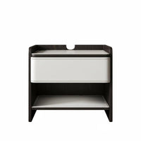 Italian design Single-Drawer End Table Luxury Design Nightstand Modern Minimalist Bedside Furniture Designer Model for Homeowners, Apartment Dwellers, Students, principal Bedroom, Hotel Room, Entryway, deactivatedice