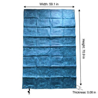 Picnic Blanket and Waterproof Mat for Family Picnic, Sand Resistant Polypropylene Woven Camping Mat, Thickened Camping Blanket