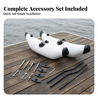 Inflatable Kayak Side Stabilizer Anti-Tip Kayak Stabilizer System Paddling Craft Side Stabilizer Kit Lightweight & Portable Boat