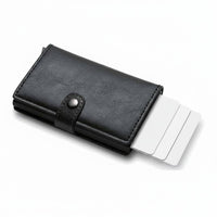Quick Retrieval Contactless Signal Blocking Blocking Wallet Wear Resistant Metal Card Holder for Men