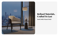 New Chinese Design Upholstered Wood Dining Chair Light Luxury Solid Wood Leisure Chair Thickened Cushion Minimalist Upholstered Armchair Ergonomic Design for Interior Designers, Business Owners, Restaurant, Clubhouse, Hotel, Living Room