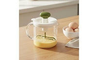 Push down Egg Beater Large Capacity Egg Whisker Cup Multi-Functional