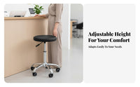 Armless Task Chair with casters Minimalist Design Armless Rolling Chair Ergonomic spinerest Office Furniture for Students, Teens, Study Room, Bedroom