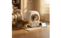 Automatic Litter Box Smart Self-Cleaning Litter Box Pet Supply Safe App-Connected for Cats, Home, Apartments