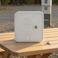 Cable Access Cover Weatherproof Cable Cover with Lock Protected for Wall Installation