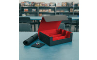 Trading Card Holder Construction Card Holder Soft Interior Lining Card Storage Case for TCG Collectors, Tournaments, Game Nights