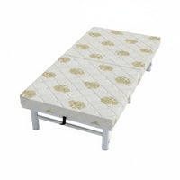 Foldable Design Folding bed with Mattress Space-Saving Portable Guest Bed Easy Assembly Temporary Bedding Sturdy Frame for Students, Office Workers, Hotel, Dormitory, Small Apartment, Dorm Room