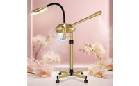 Facial Steamer with Magnifying Lamp Professional Standing Facial Steamer Beauty Equipment 2 in 1 Adjustable Height