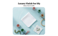 Plain Cotton Handkerchief Dye Friendly Breathable Weave for Painting