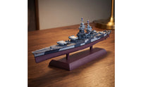Diecast Metal Battleship Model Detailed Battleship Model with Display Base Realistic Classic for History Buffs