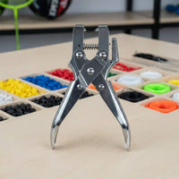 Badminton Racket Grommet Plier Curved-Shaped Pressure Head Racket Eyelet Installation Pliers Metal Construction