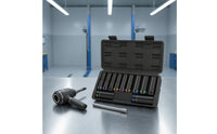 11 Pieces Deep Impact Socket Set Heavy-Duty Drive Impact Socket Set Tool Industrial-Grade Portable for Mechanics, Auto Repair