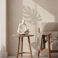 Reader Figurine Abstract Reading Statue Minimalist Sculpture with Book for Readers, Study, Office