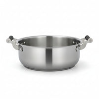 Stainless Steel Ramen Pot Double Handle Ramen Pot with Handles Riveted Cookware for Home Cooks