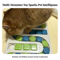Mental Stimulation Dog Treat Brain Teaser Toy Slows Down Eating Dog Brain Teaser Toy Reduces Boredom for Dogs, Young Dogs, Feeding Time