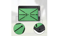 Velvet Golf Hitting Mat with Ball Tray Compact Golf Hitting Mat with Rubber Base Portable Non-Slip for Golfers, Beginners, Home, Backyard