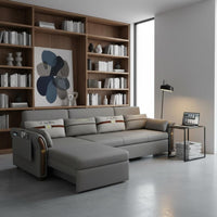 Convertible Sectional Sofa Bed with Storage Multi-Functional Multifunctional Storage Sofa Bed Space Saving Living Room Furniture