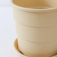 Plant Pots for House Plants and Outdoor Plants, Resin Plant Pots Indoor with Drainage Holes, Geometric 30cm and 20cm Sizes, Small 9cm Design