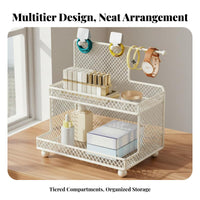 Large Capacity Rotating Makeup organizer adaptable Cosmetic Organizer Clear View Design Countertop carrier Easy to Clean for glamour Lovers, facial care fans, Women, Dressing Table, Bedroom, vanity, Dorm Room