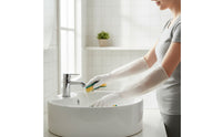 Long Rubber Gloves Long-Lasting Dishwashing Gloves with Long Cuff Thick