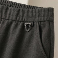 Women Trousers High Waisted with Fleece Lined for Winter Warmth, Tapered Skinny Leg Design for Comfort, Slimming Fit