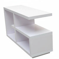 Minimalist Design Multi-Level Accent Table Space-Saving Stepped Storage Table Versatile Use Nightstand Sturdy Construction for Apartment Dwellers, Homeowners, Students, Living Room, Bedroom, Small Areas, Entryway