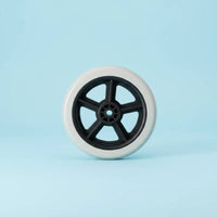 Wear-Resistant Wheelchair Front Wheel Puncture Proof Mobility Aid Front Caster Heavy Duty Rollator Caster Wheel Quiet Rolling for People with Disabilities