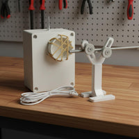 Adjustable Speed Fishing Rod Drying Machine Reversible Rotation Epoxy Drying Machine USB Powered Epoxy Resin Dryer Sturdy Construction for DIY Enthusiasts, Garage