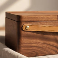 Tea Storage Box Travel-Friendly Wooden Tea Box Wood for Outdoor