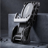 Aluminum Alloy Double-Leg Kickstand Adjustable Height Foldable Bike Kickstand Non-Slip Kick Stand Stable for Commuters, Commuting, Touring