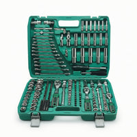 Versatile Automotive Repair Tool Kit Organized Mechanic Tool Set Portable Socket Set with Case Compatible for Workshop