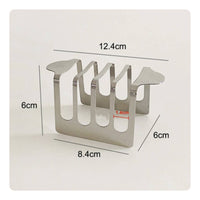 Toast Rack Stainless Steel Toast Holder Mirror-Polished Bread Holder for Breakfast, Kitchen Countertop, Cafes