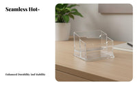 Card Holder Acrylic Clear Business Card Storage Organizer for Conference Booth