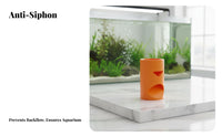 Aquarium Nozzle Anti Siphon Rotatable Quiet Operation for Home Aquariums