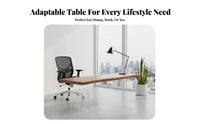 Uncut Edge Levitating Table Single Slab Top Work Desk Versatile Household Furniture for Students, Design Enthusiasts, Home Office, Study, Living Room