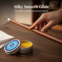 Billiard Cue Stick Maintenance Wax and Oil Set for Cleaning and Protection