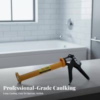Caulking Heavy Duty Half-Barrel Caulking Sturdy Hand Tool for Construction Workers, DIY Enthusiasts, Home Improvement, Renovation, Lavatory