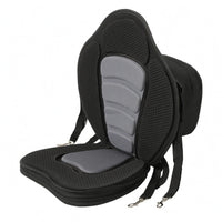 Metal Hooks Padded Kayak Seat Cushion Textured High Back Kayak Seat Segmented Panels Water Gear Contoured for Outdoor