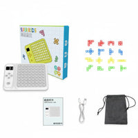Parent-Child Fun 3 in 1 Brainteaser Console Brain Teaser Electronic Brainteaser Game 1000+ Puzzles Educational Toy 500+ Challenges for Children, Students, Travel