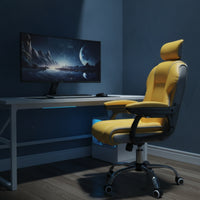 Gaming Chair Ergonomic Swivel Chair with Armrests High-Back for Telecommuters, Students, Home Office, Study, Bedroom